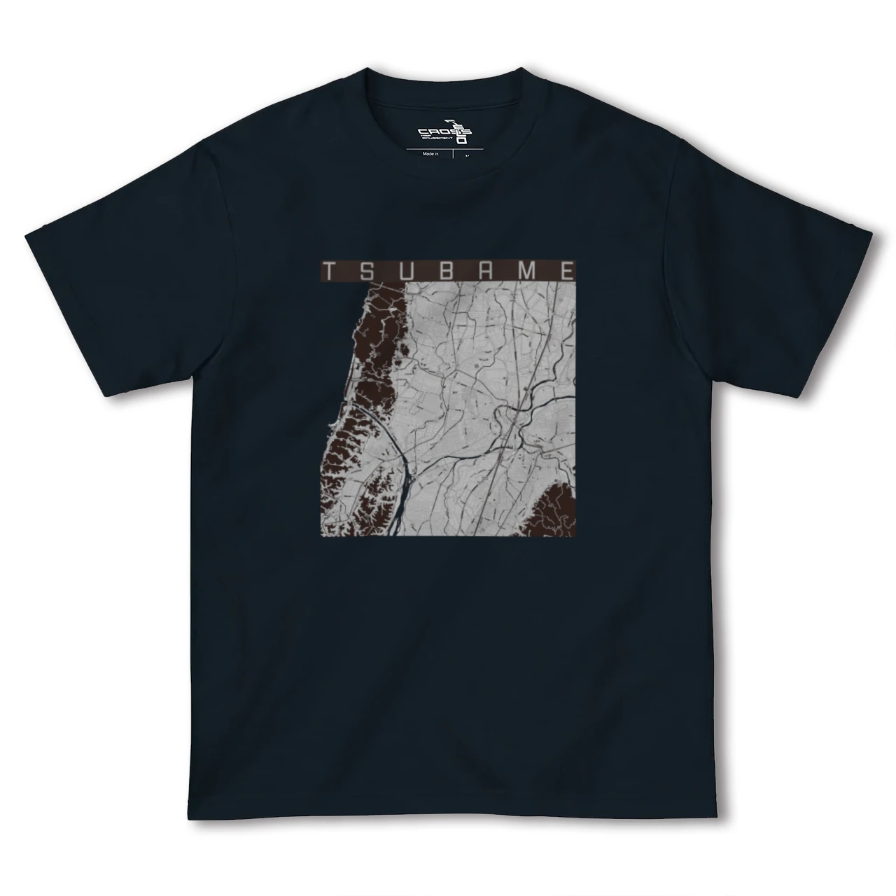 【燕(新潟県)】地図柄ヘビーウェイトTシャツ