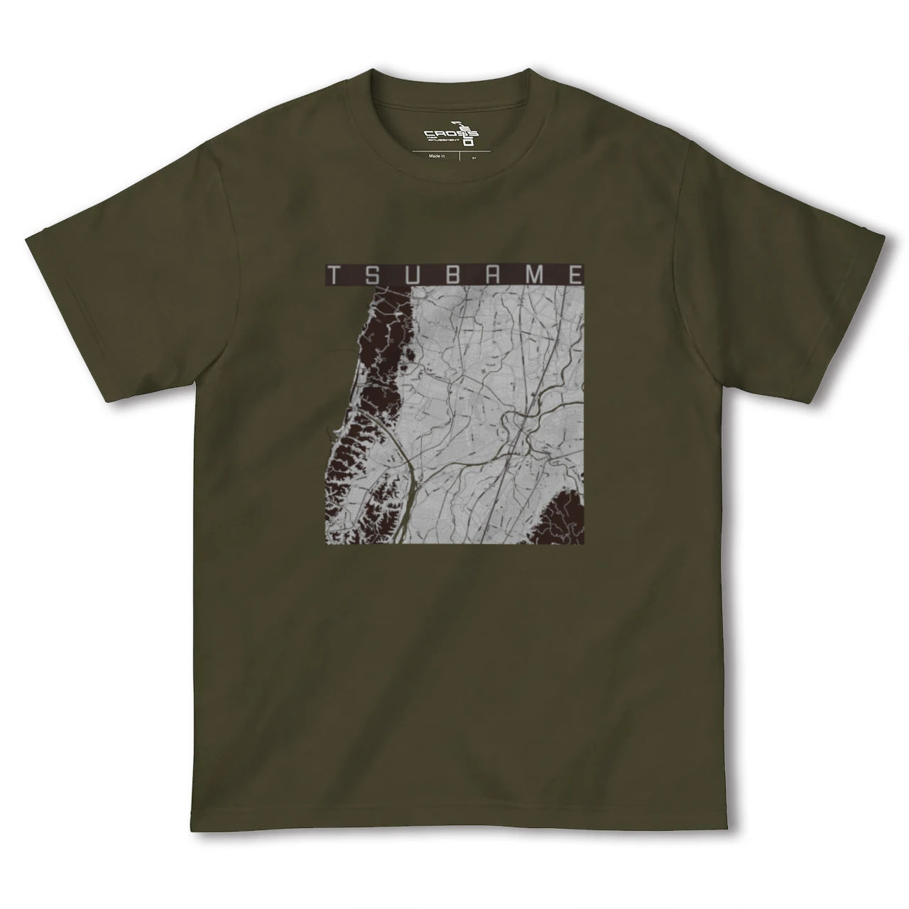 【燕(新潟県)】地図柄ヘビーウェイトTシャツ