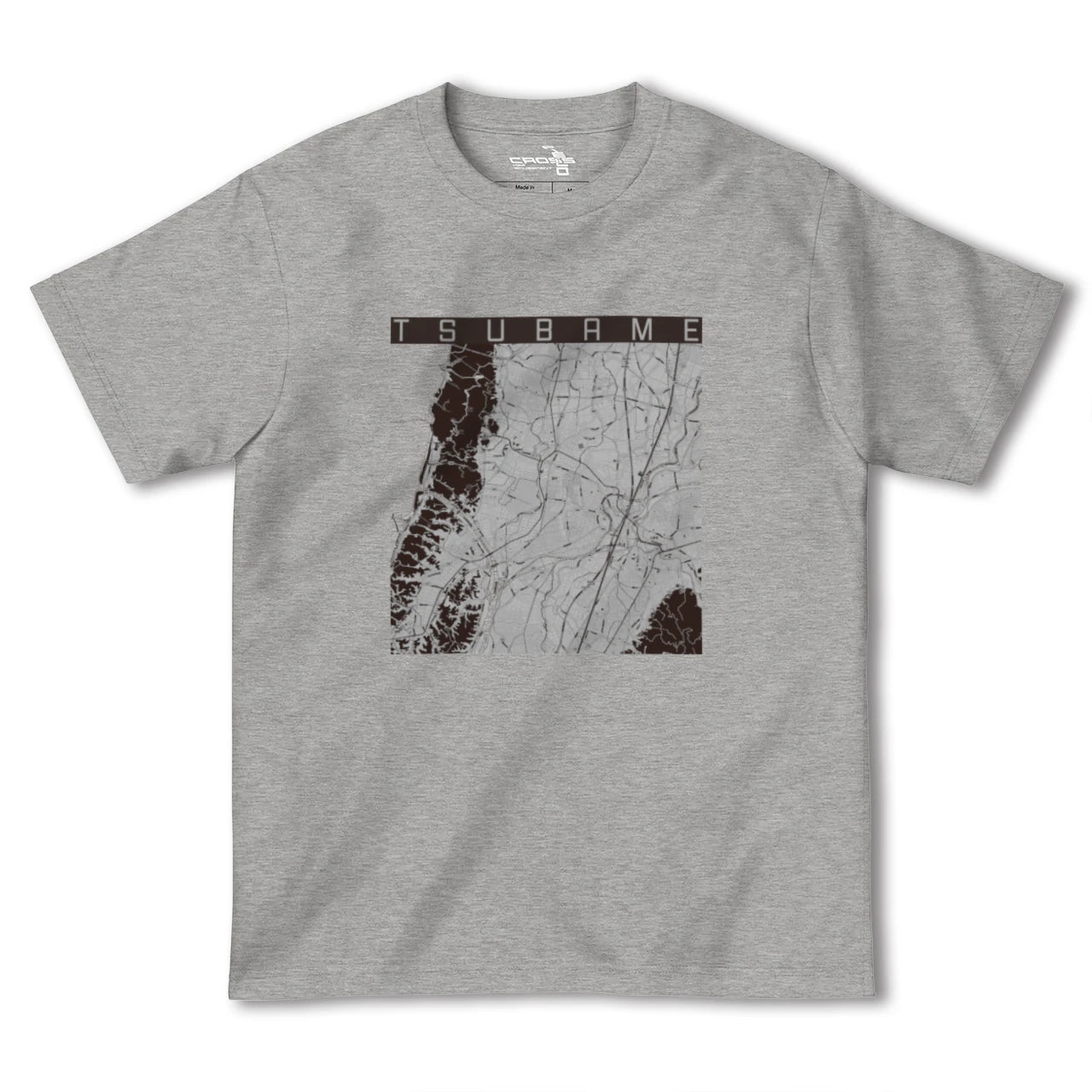 【燕(新潟県)】地図柄ヘビーウェイトTシャツ