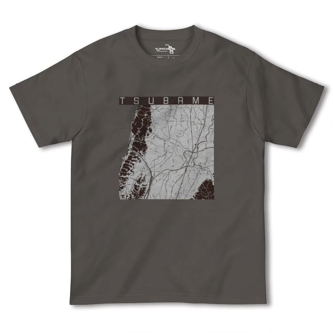 【燕(新潟県)】地図柄ヘビーウェイトTシャツ