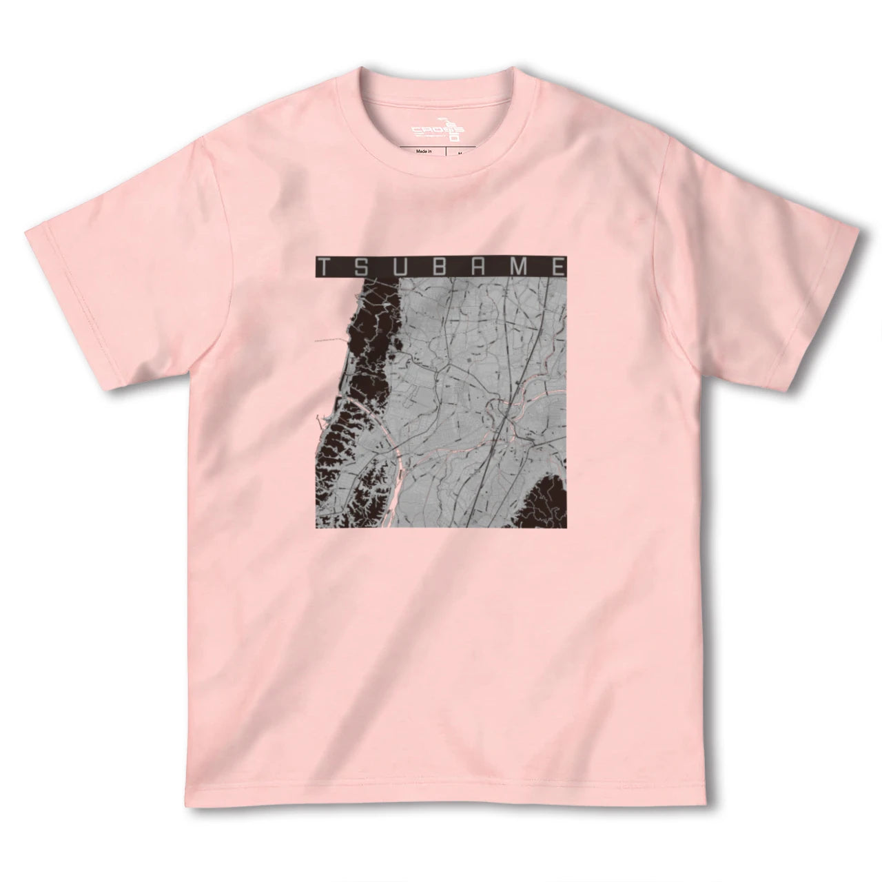 【燕(新潟県)】地図柄ヘビーウェイトTシャツ