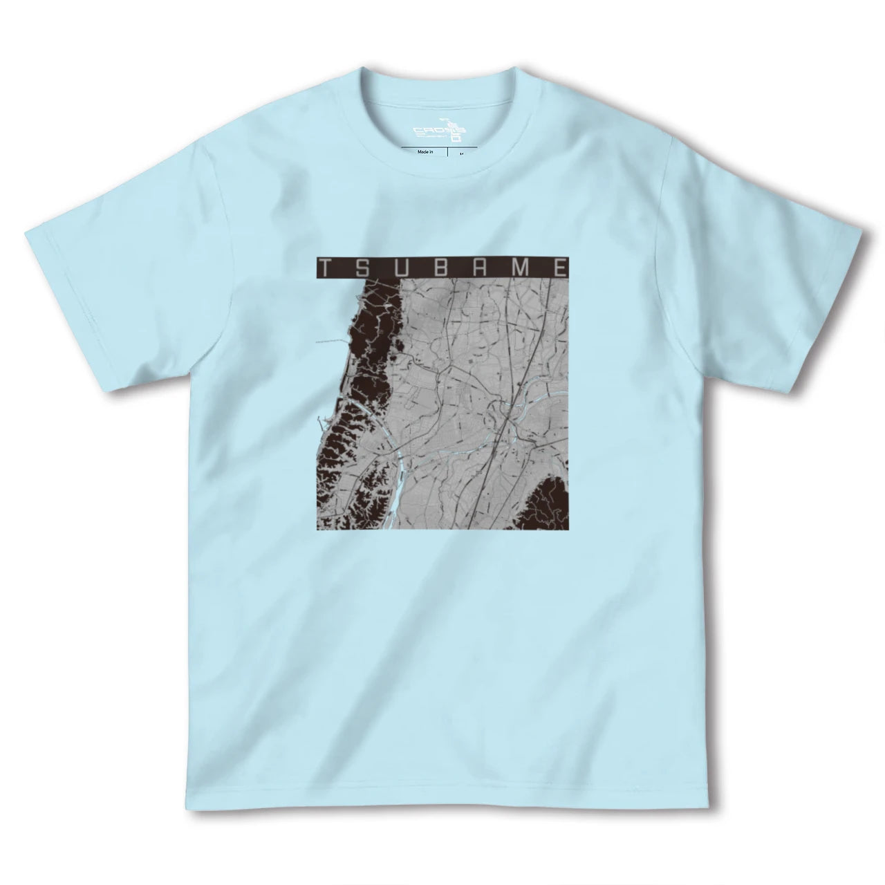 【燕(新潟県)】地図柄ヘビーウェイトTシャツ