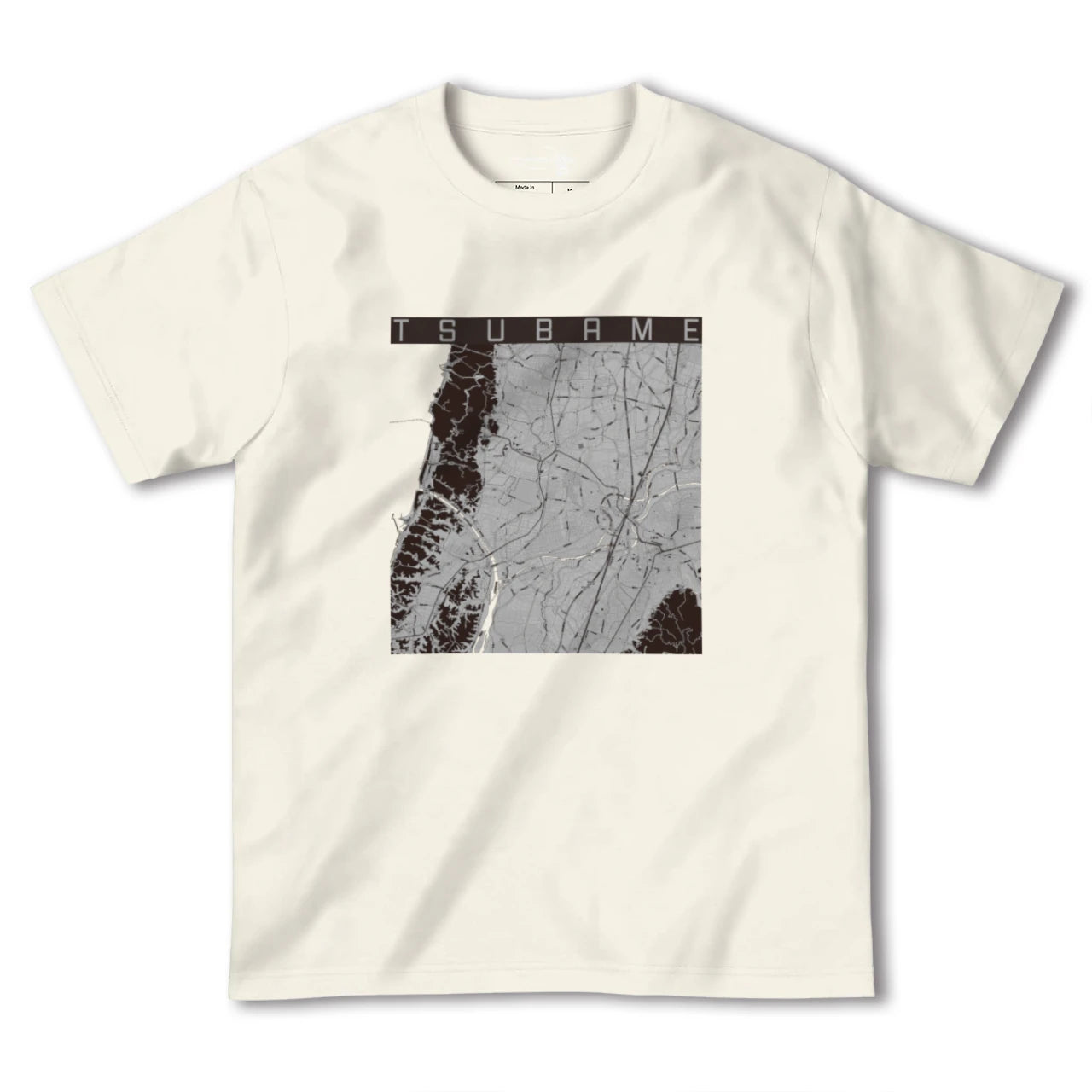 【燕(新潟県)】地図柄ヘビーウェイトTシャツ