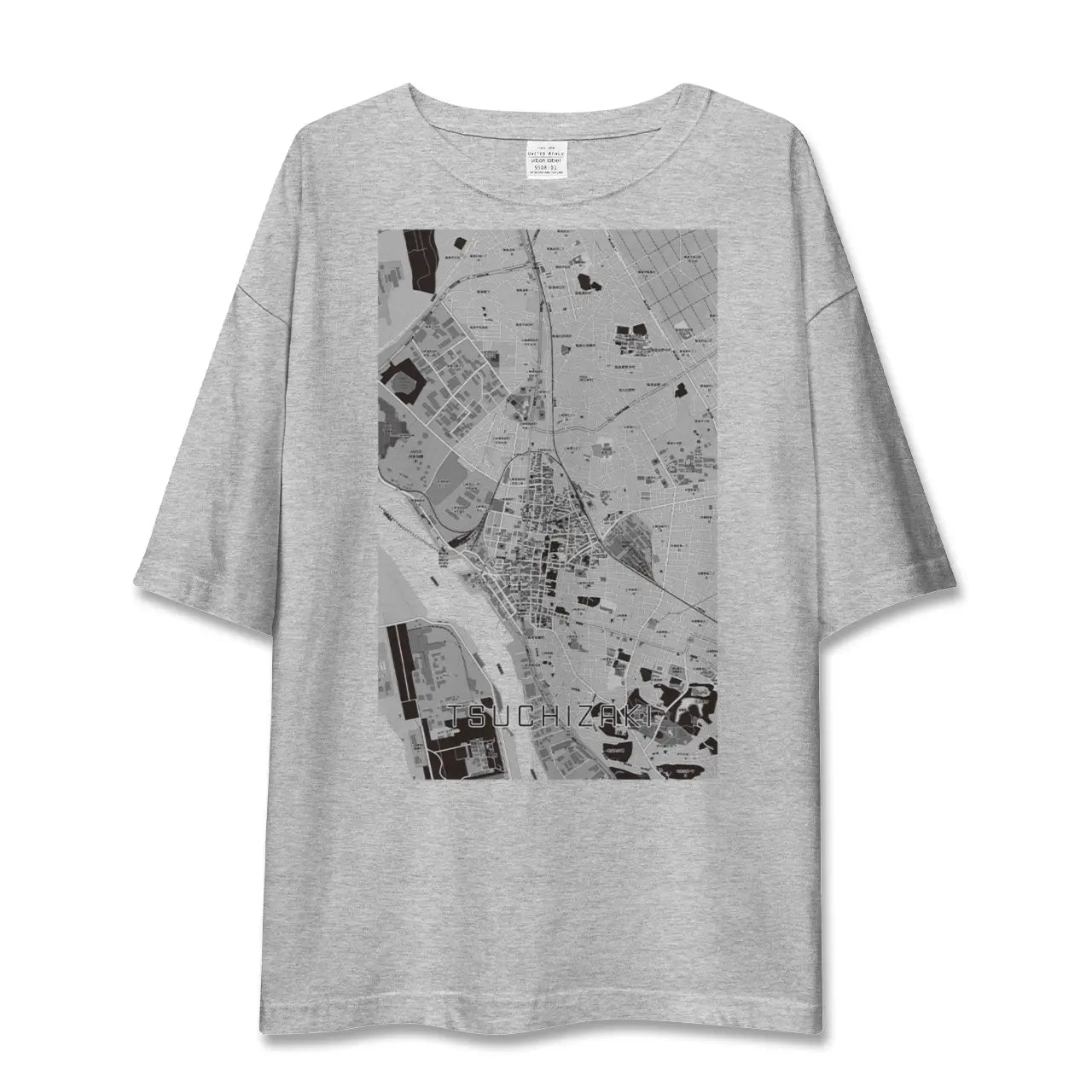 【土崎(秋田県)】地図柄ビッグシルエットTシャツ