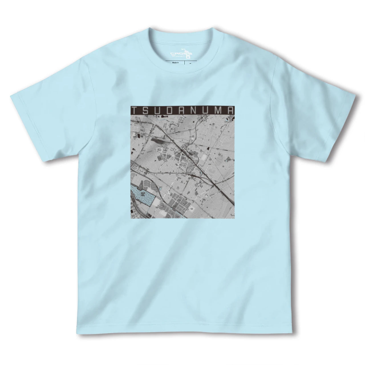 【津田沼(千葉県)】地図柄ヘビーウェイトTシャツ