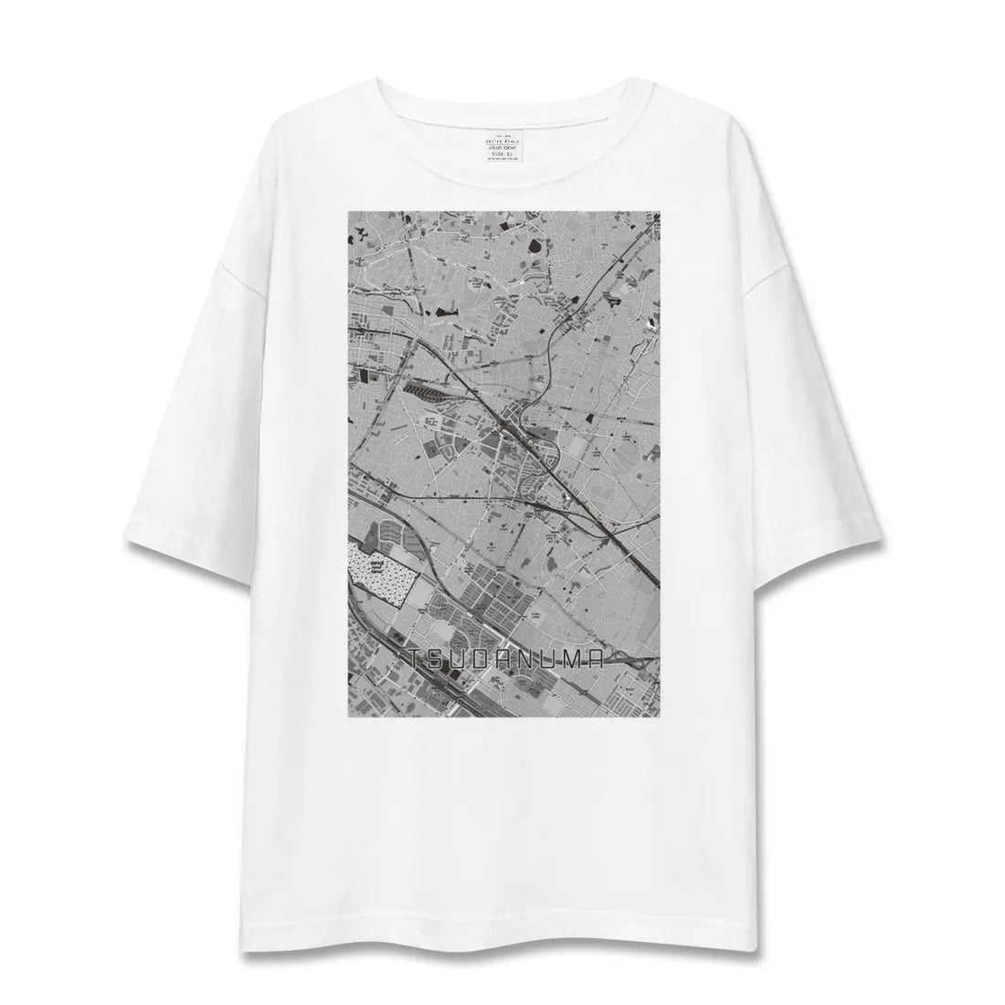 【津田沼(千葉県)】地図柄ビッグシルエットTシャツ