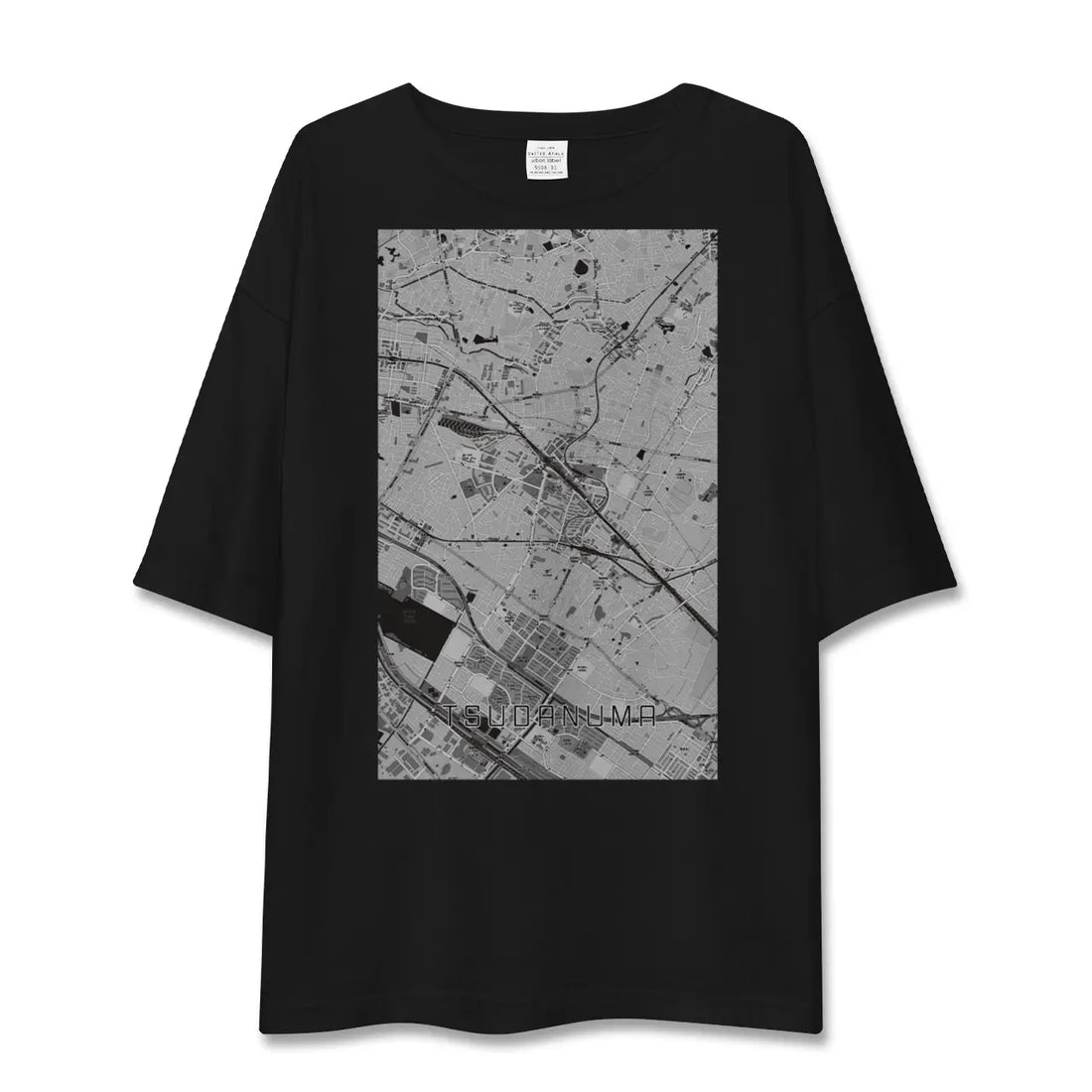 【津田沼(千葉県)】地図柄ビッグシルエットTシャツ