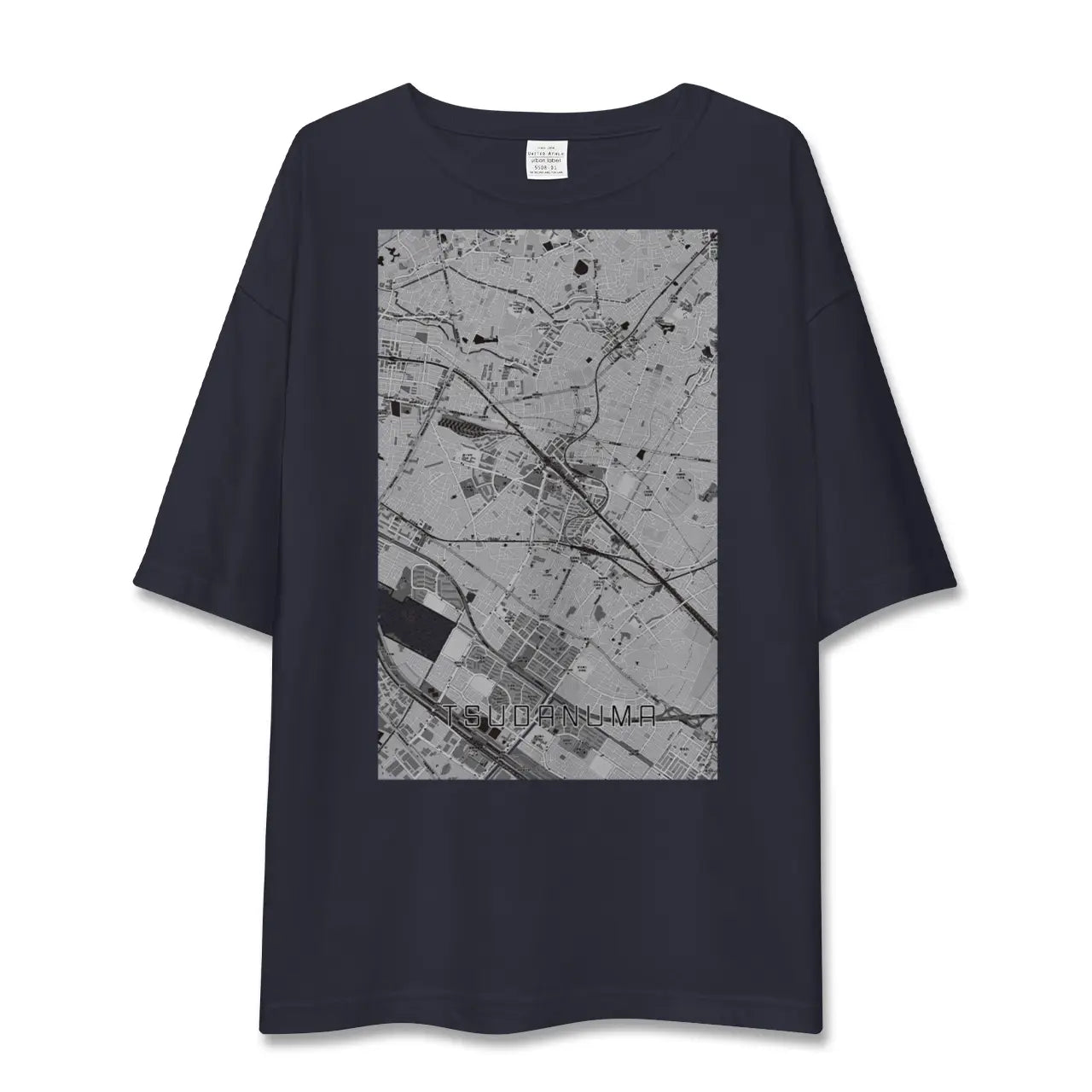 【津田沼(千葉県)】地図柄ビッグシルエットTシャツ