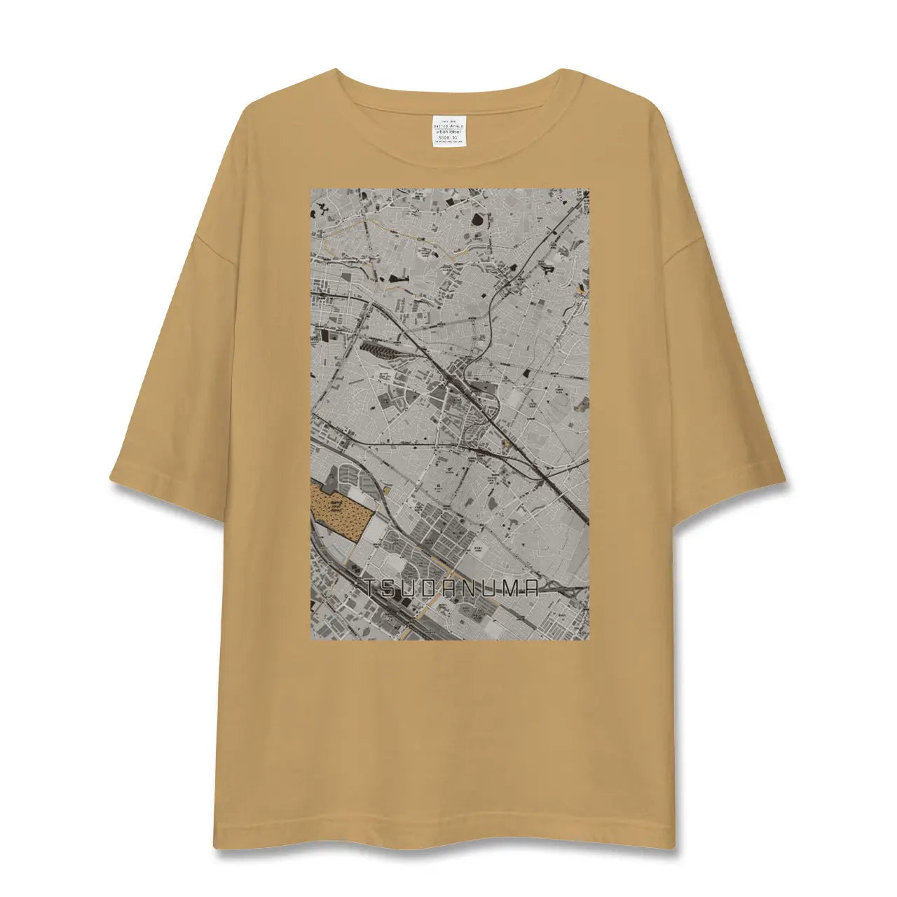 【津田沼(千葉県)】地図柄ビッグシルエットTシャツ