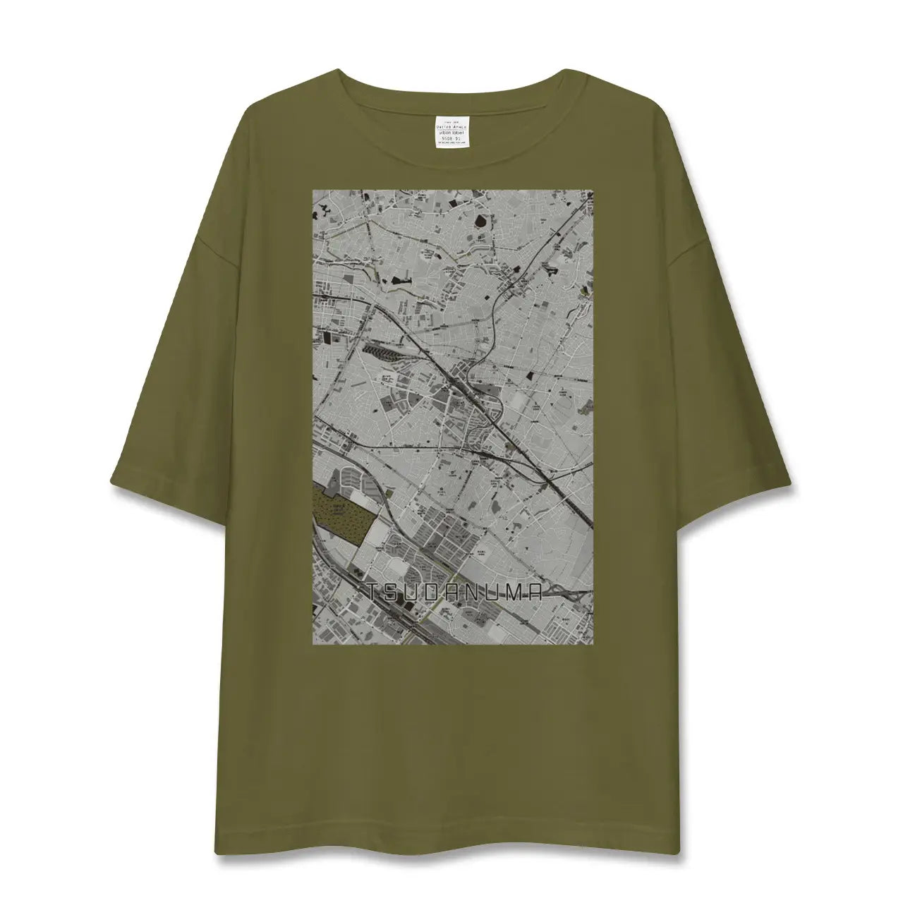 【津田沼(千葉県)】地図柄ビッグシルエットTシャツ