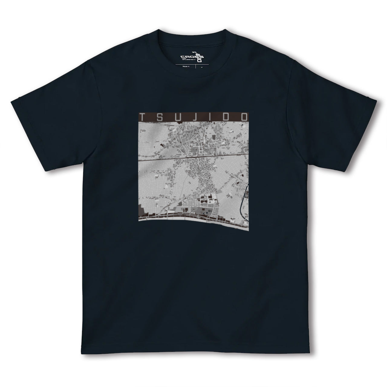 【辻堂(神奈川県)】地図柄ヘビーウェイトTシャツ