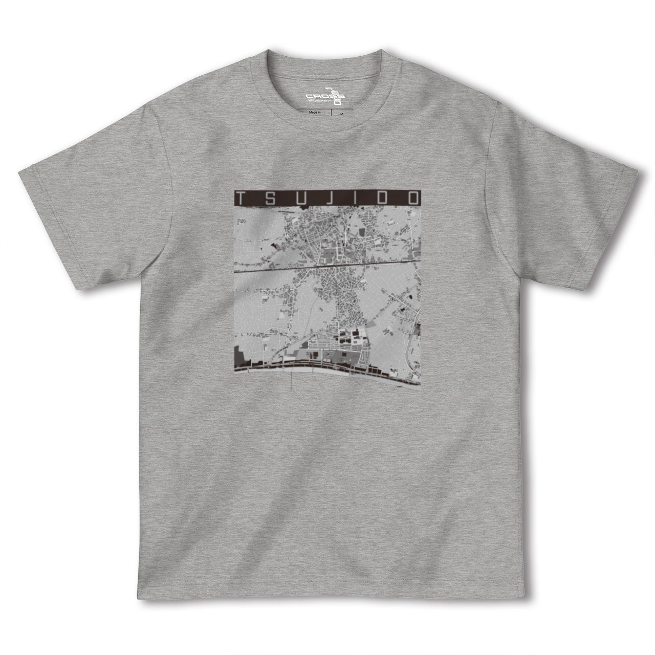 【辻堂(神奈川県)】地図柄ヘビーウェイトTシャツ