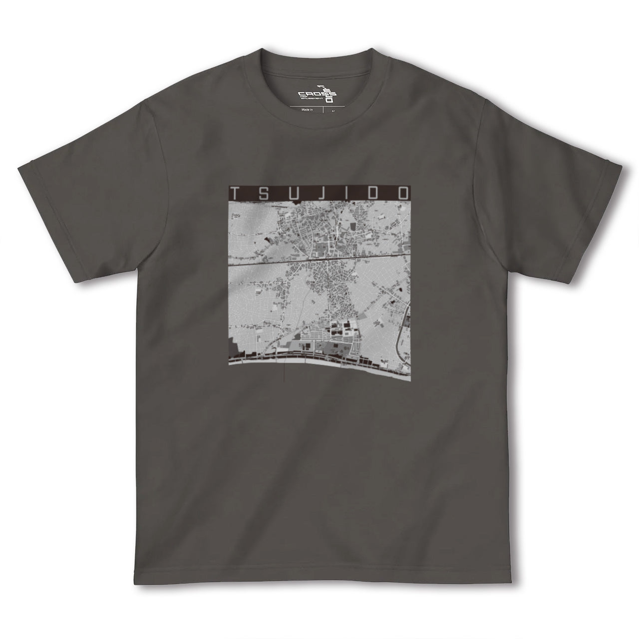 【辻堂(神奈川県)】地図柄ヘビーウェイトTシャツ