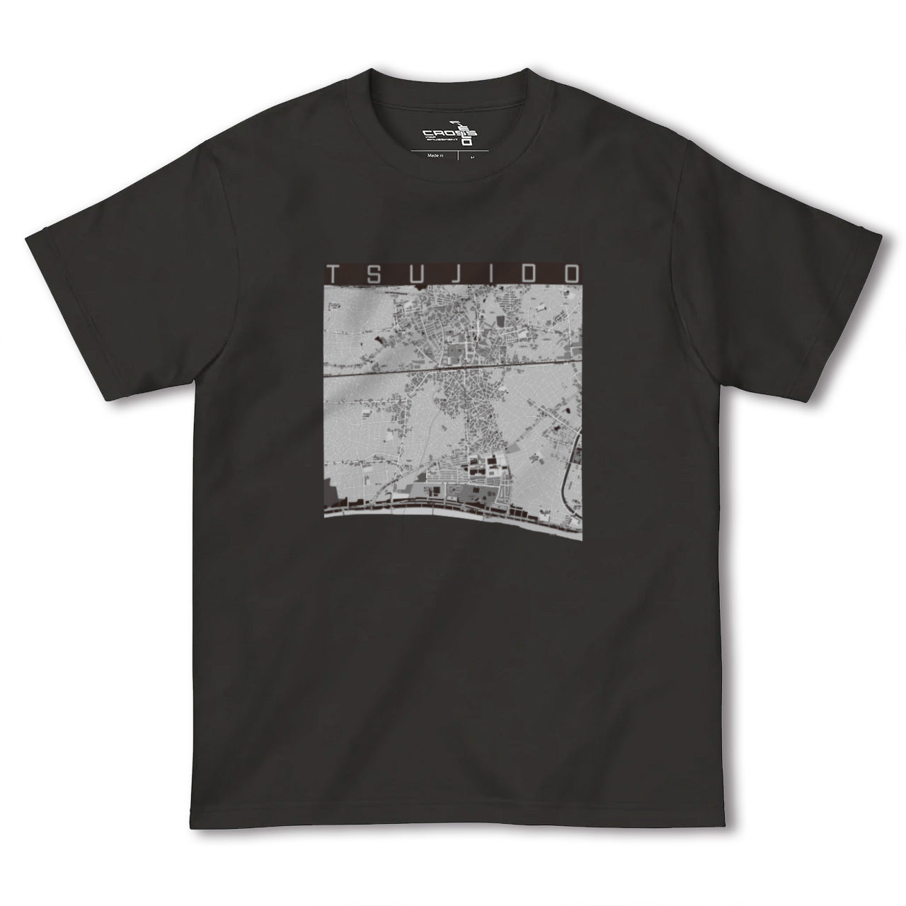 【辻堂(神奈川県)】地図柄ヘビーウェイトTシャツ