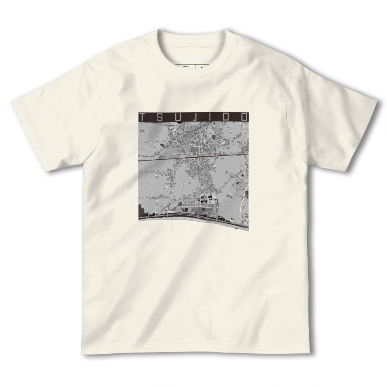 【辻堂(神奈川県)】地図柄ヘビーウェイトTシャツ