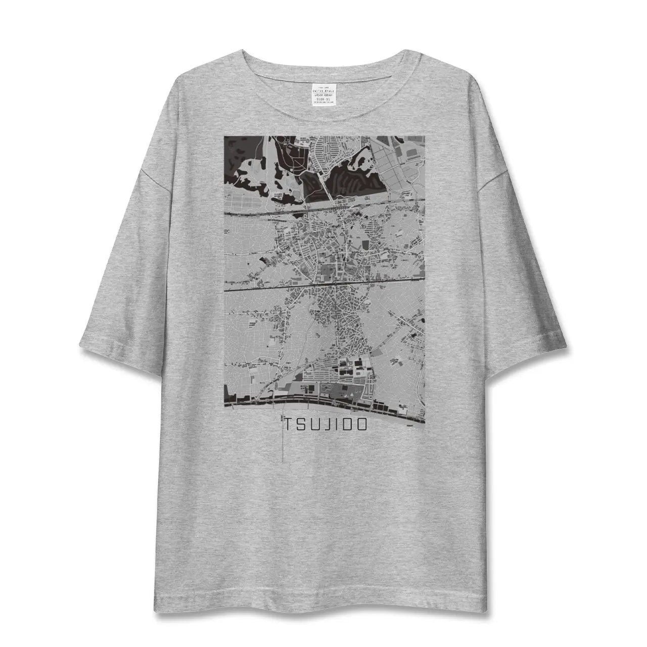 【辻堂(神奈川県)】地図柄ビッグシルエットTシャツ