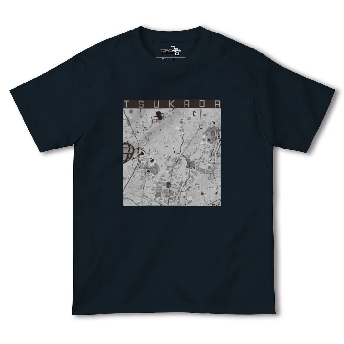 【塚田(千葉県)】地図柄ヘビーウェイトTシャツ