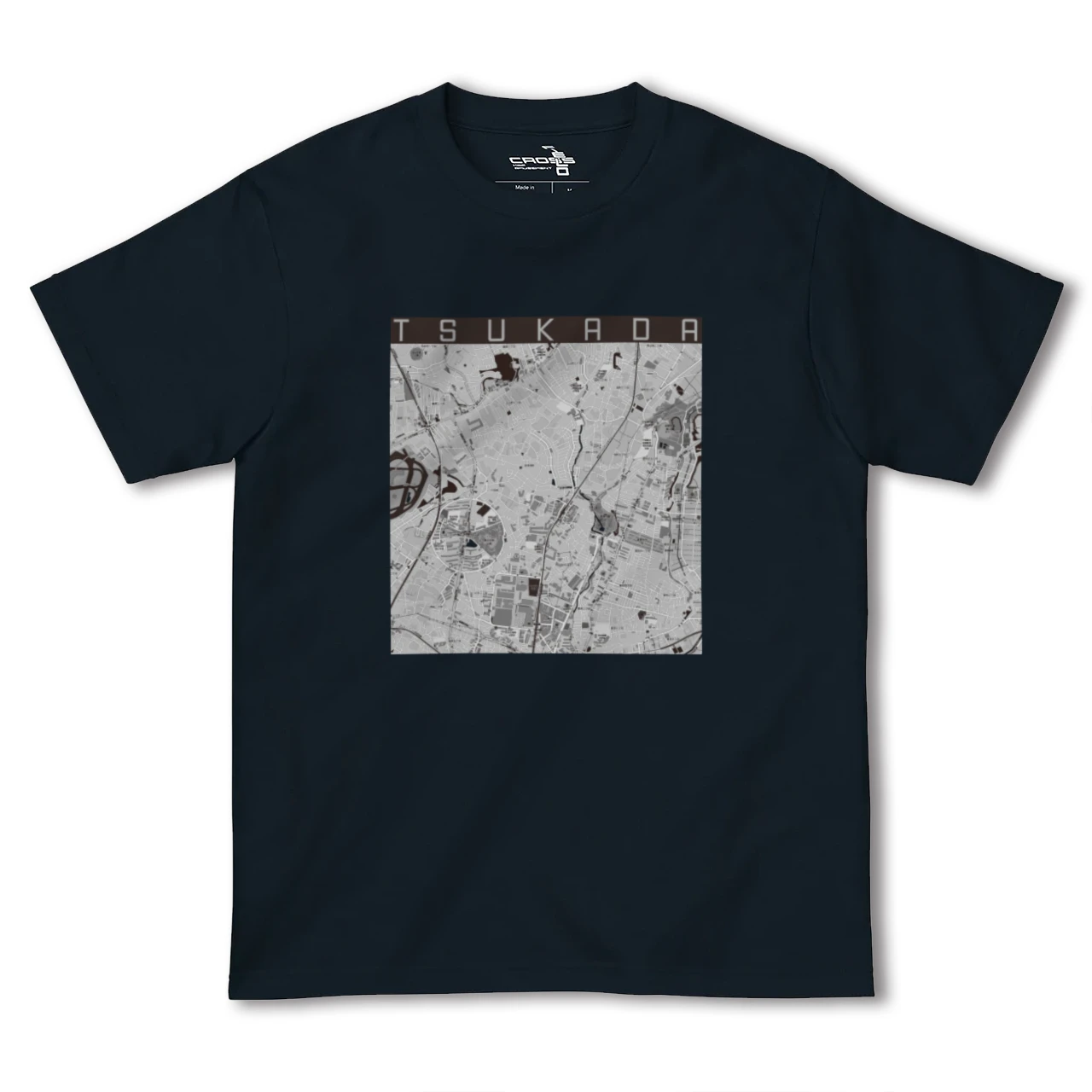 【塚田(千葉県)】地図柄ヘビーウェイトTシャツ