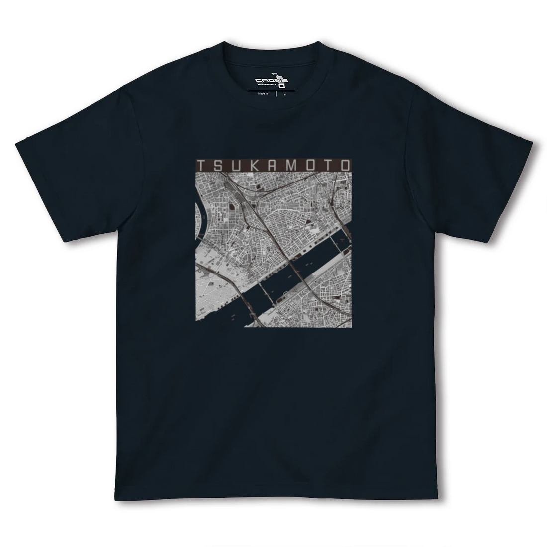 【塚本(大阪府)】地図柄ヘビーウェイトTシャツ