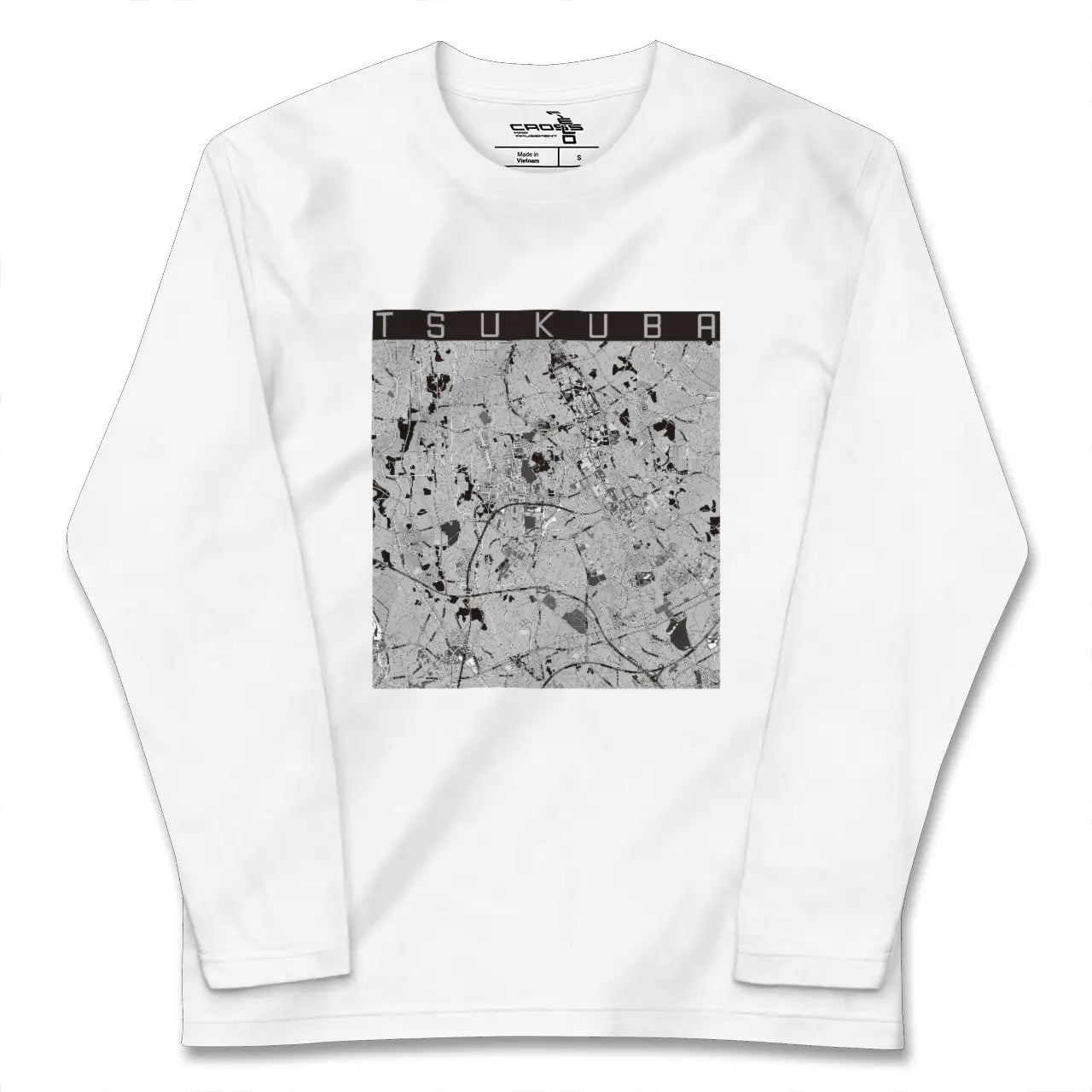 【つくば(茨城県)】地図柄ロングスリーブTシャツ