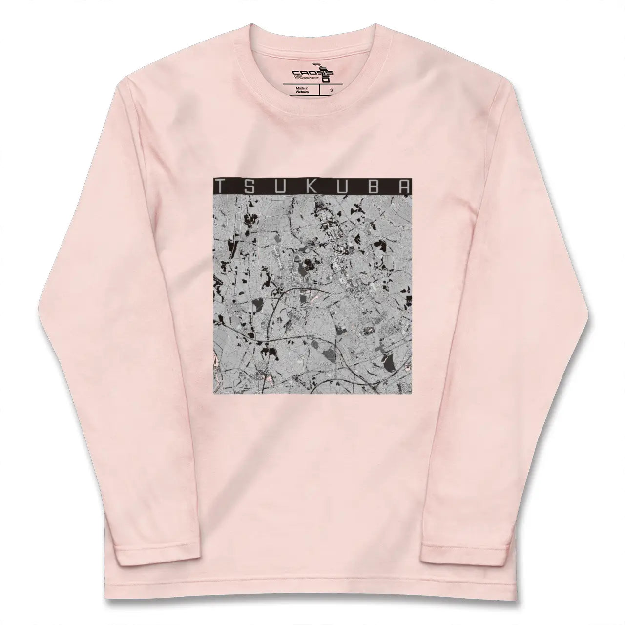 【つくば(茨城県)】地図柄ロングスリーブTシャツ