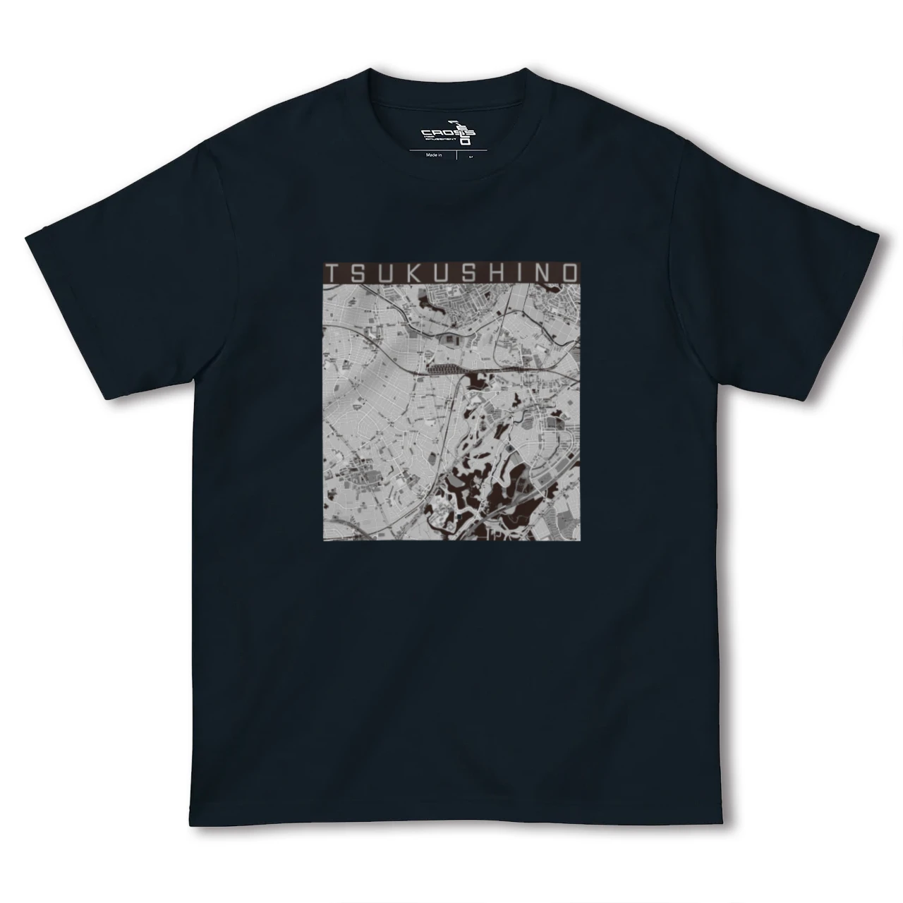 【つくし野(東京都)】地図柄ヘビーウェイトTシャツ
