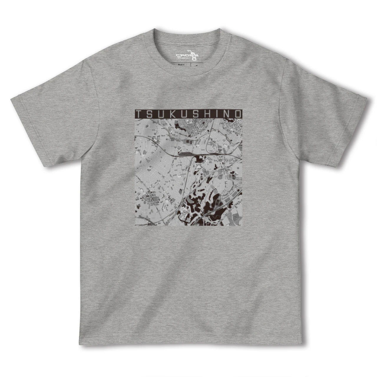 【つくし野(東京都)】地図柄ヘビーウェイトTシャツ