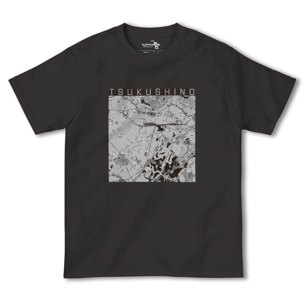 【つくし野(東京都)】地図柄ヘビーウェイトTシャツ