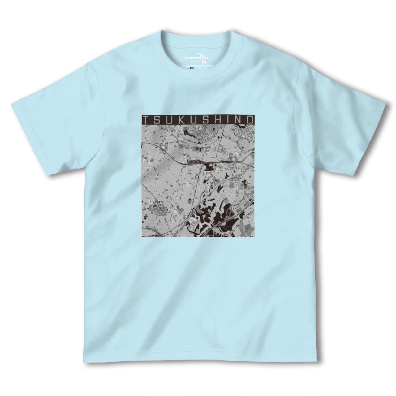 【つくし野(東京都)】地図柄ヘビーウェイトTシャツ