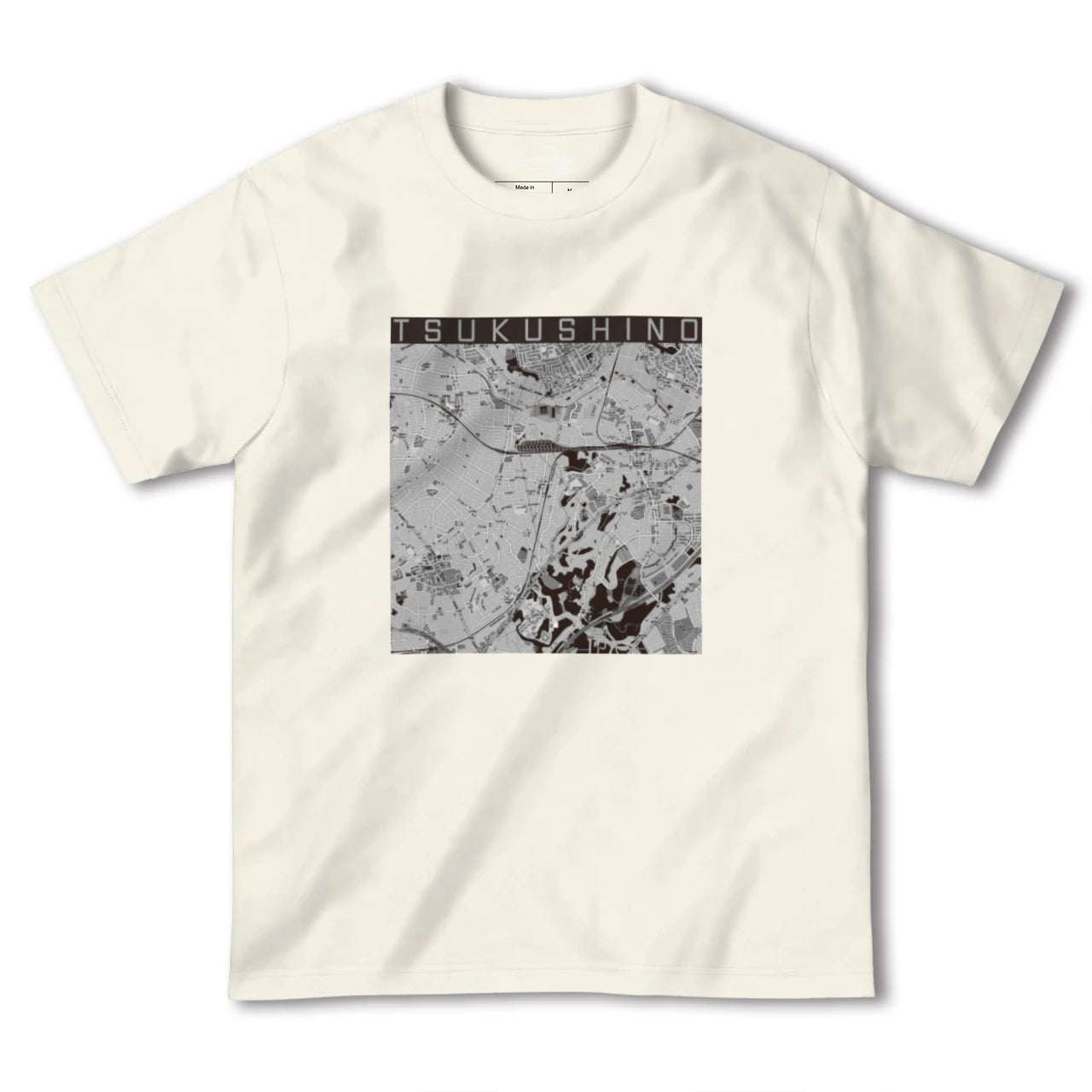 【つくし野(東京都)】地図柄ヘビーウェイトTシャツ