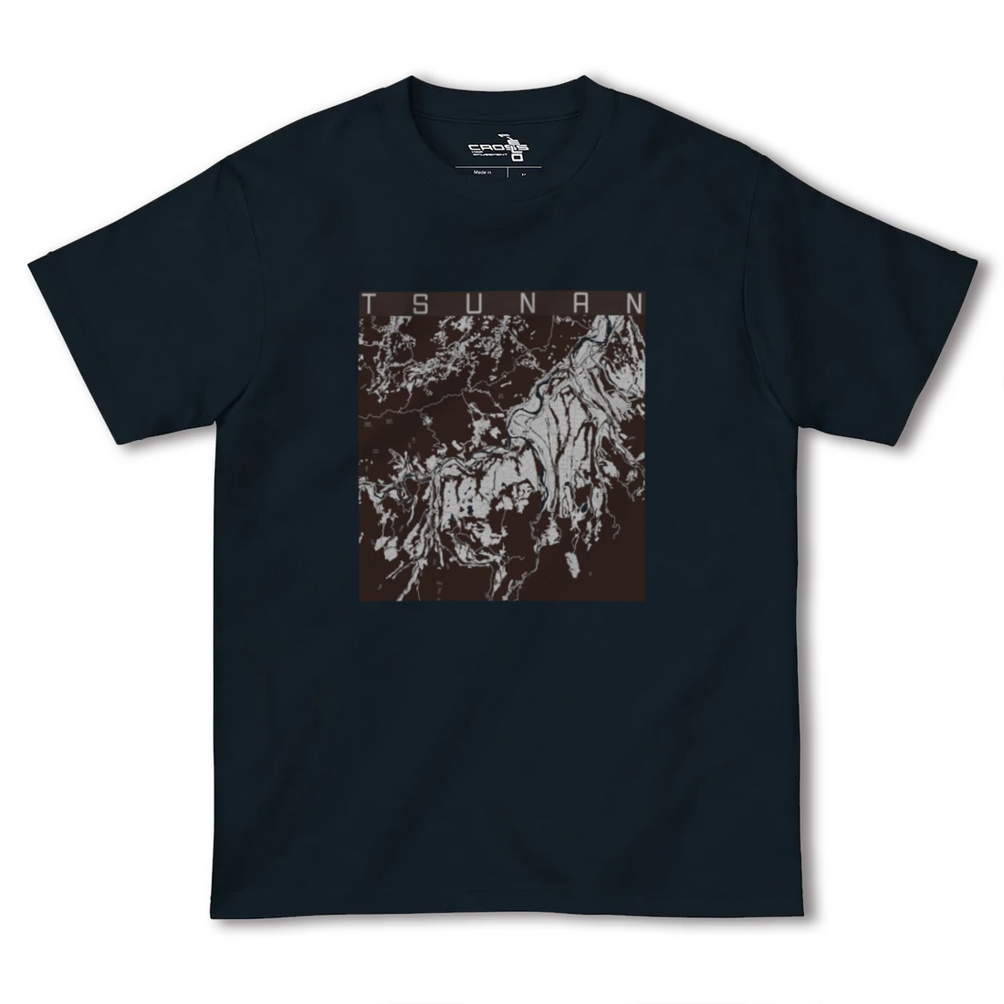 【津南(新潟県)】地図柄ヘビーウェイトTシャツ