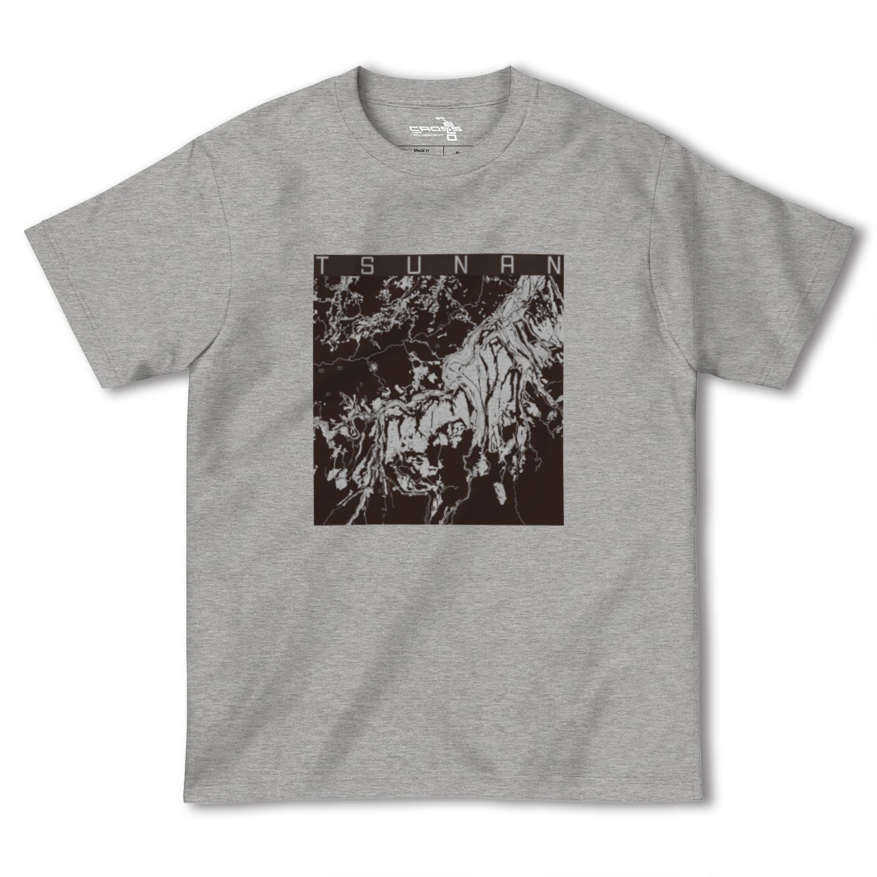 【津南(新潟県)】地図柄ヘビーウェイトTシャツ