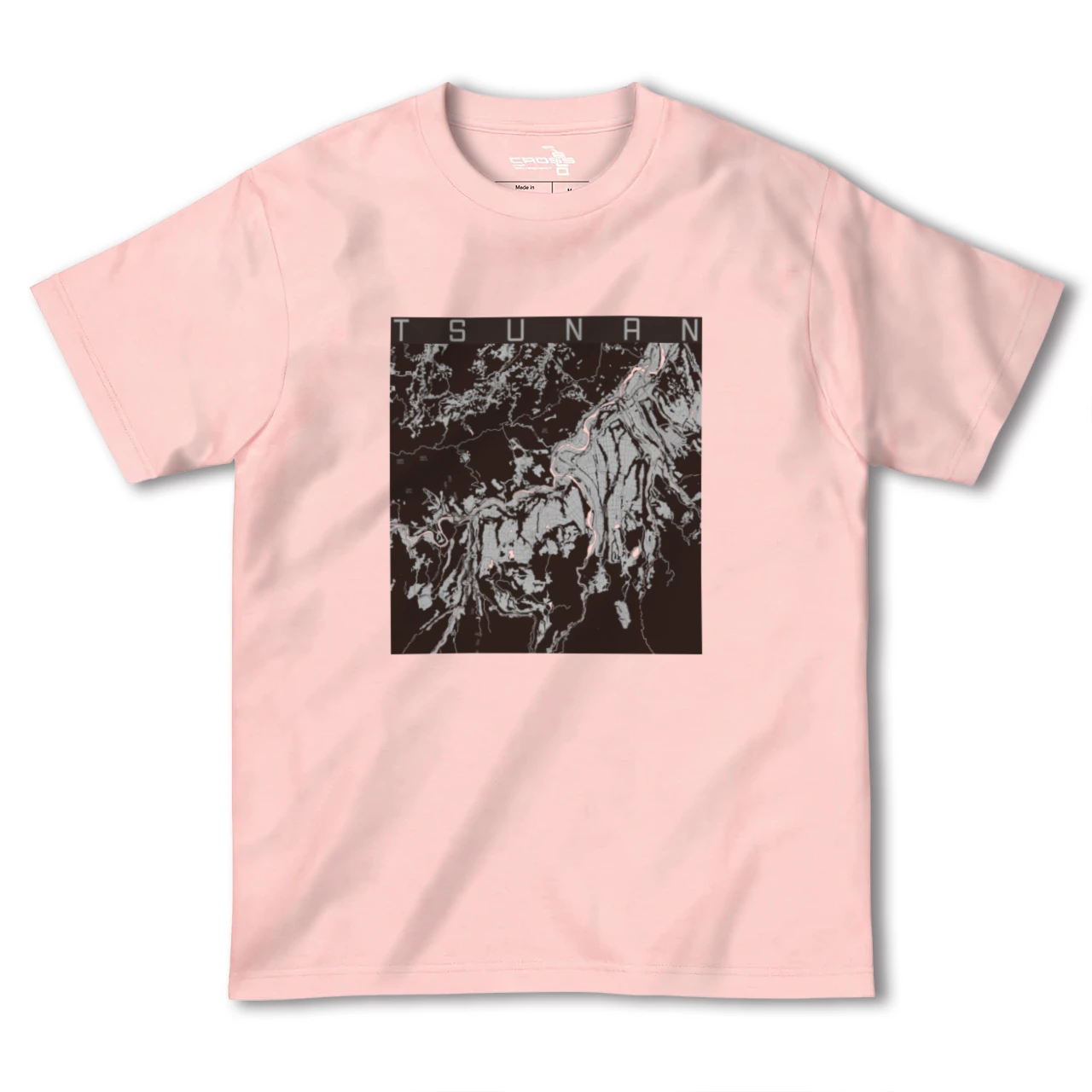 【津南(新潟県)】地図柄ヘビーウェイトTシャツ