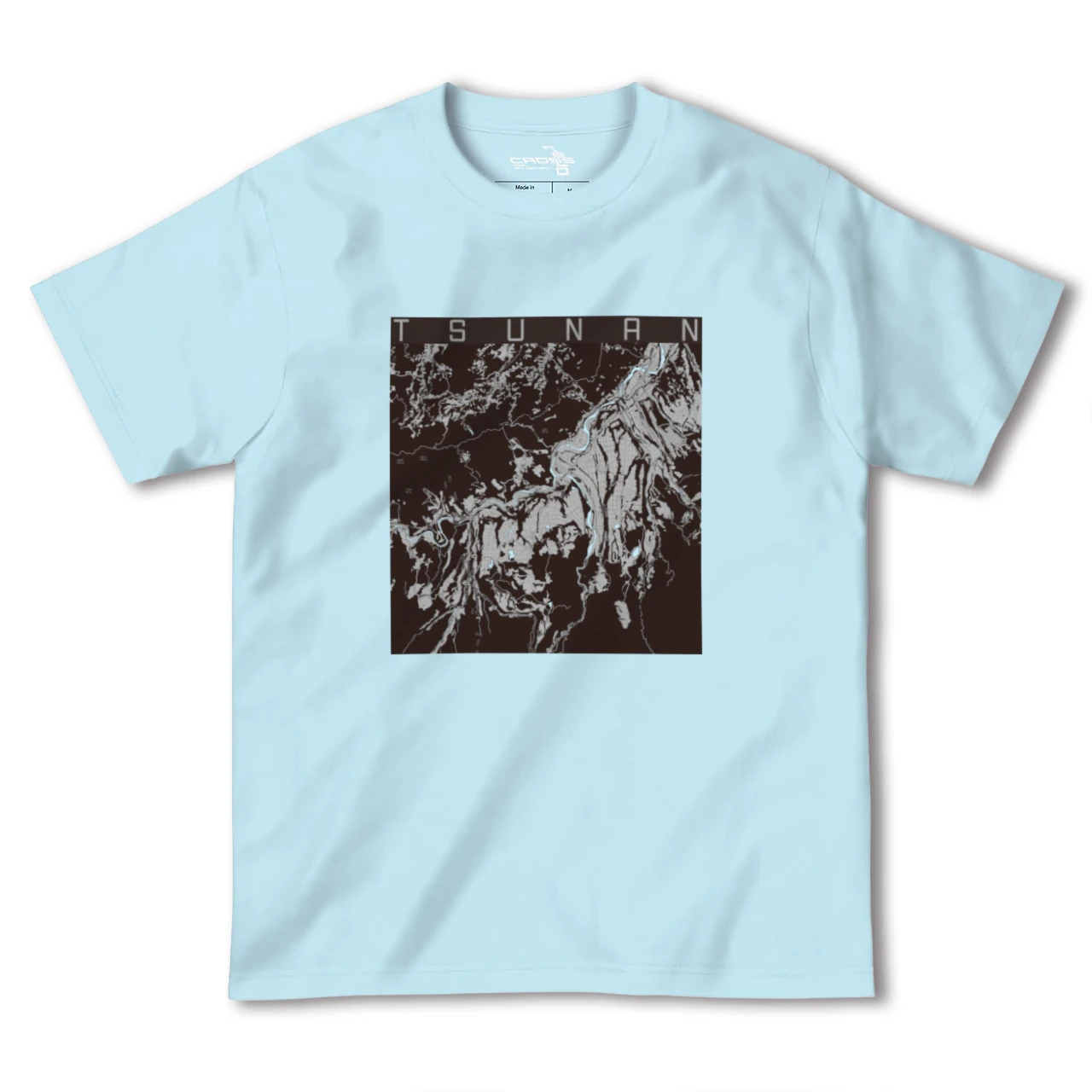 【津南(新潟県)】地図柄ヘビーウェイトTシャツ