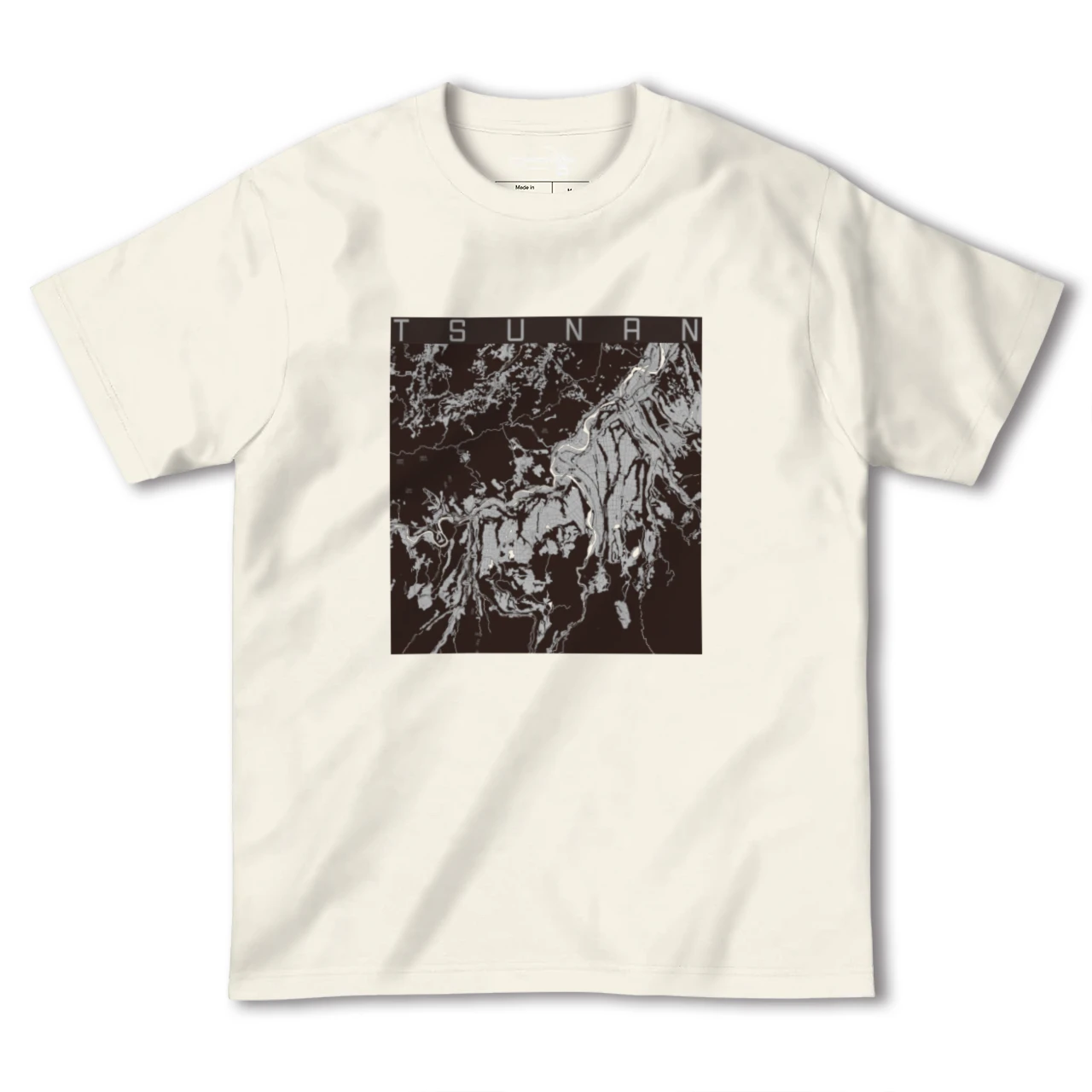 【津南(新潟県)】地図柄ヘビーウェイトTシャツ