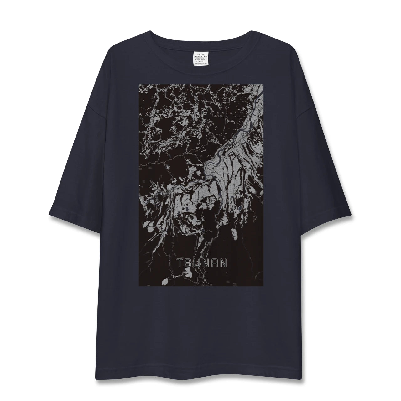 【津南(新潟県)】地図柄ビッグシルエットTシャツ