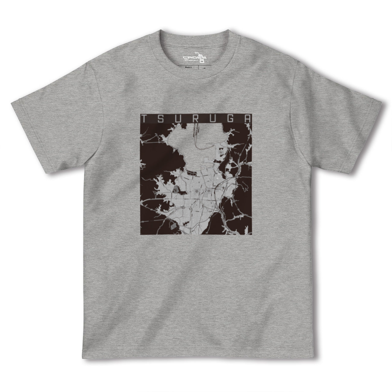 【敦賀(福井県)】地図柄ヘビーウェイトTシャツ