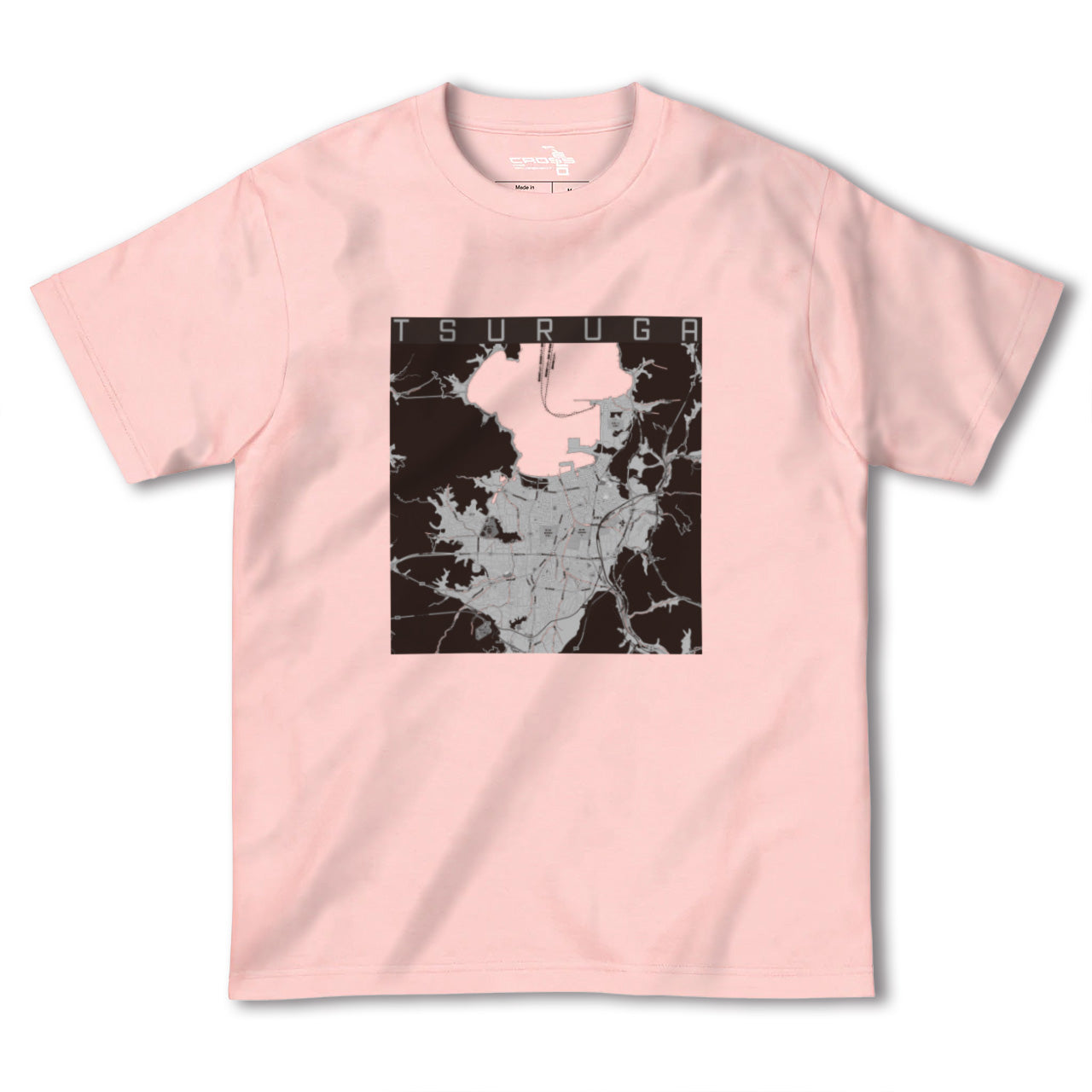 【敦賀(福井県)】地図柄ヘビーウェイトTシャツ