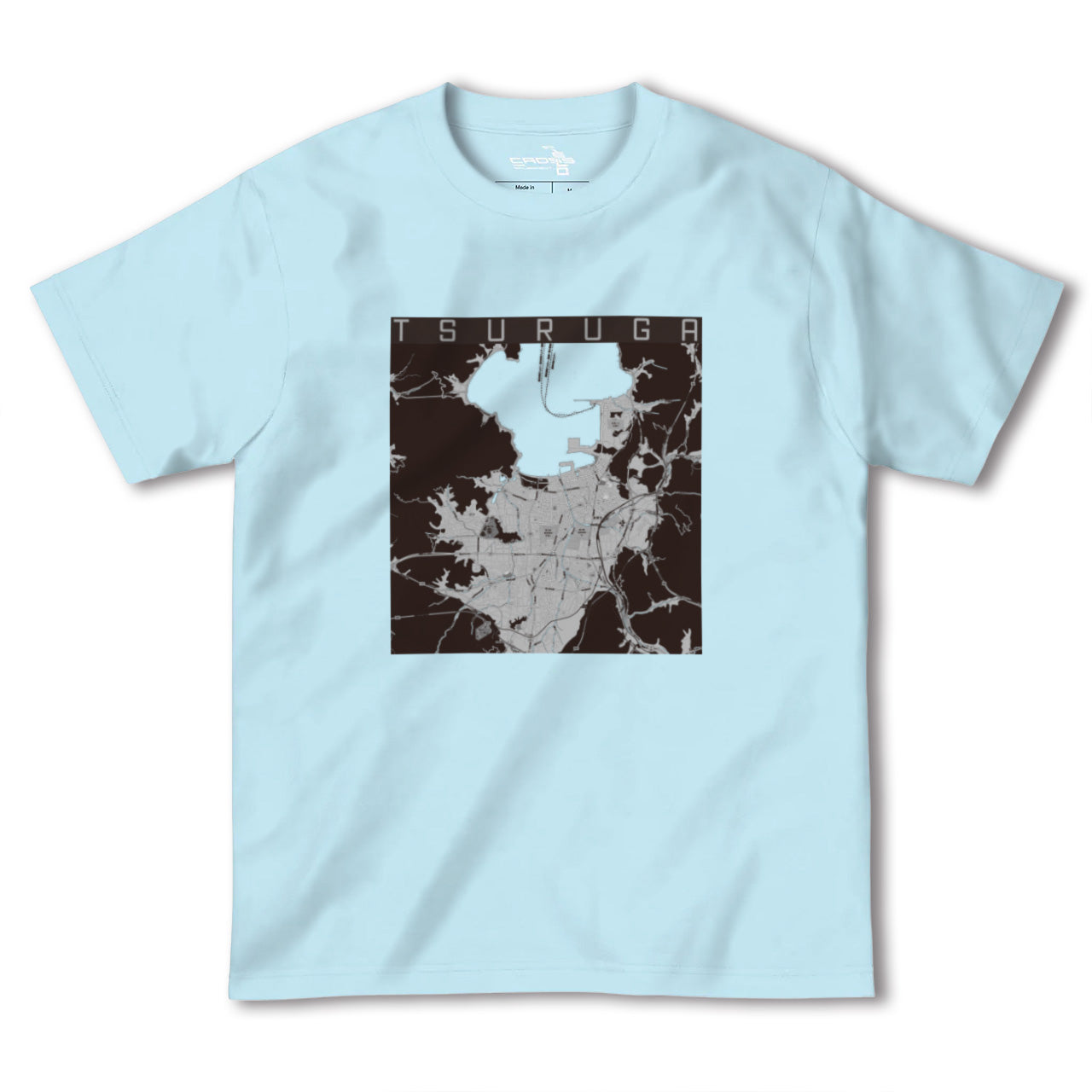 【敦賀(福井県)】地図柄ヘビーウェイトTシャツ