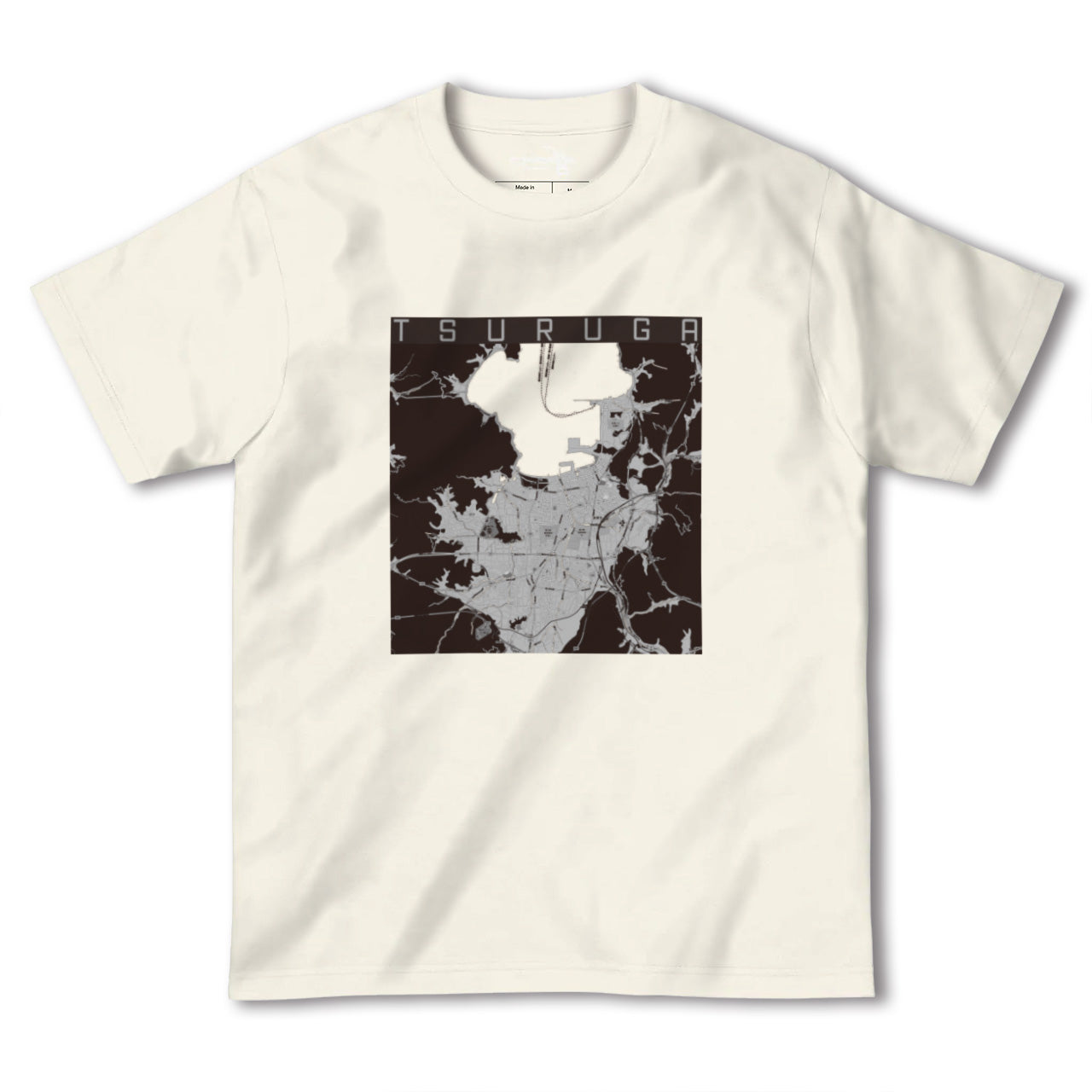 【敦賀(福井県)】地図柄ヘビーウェイトTシャツ