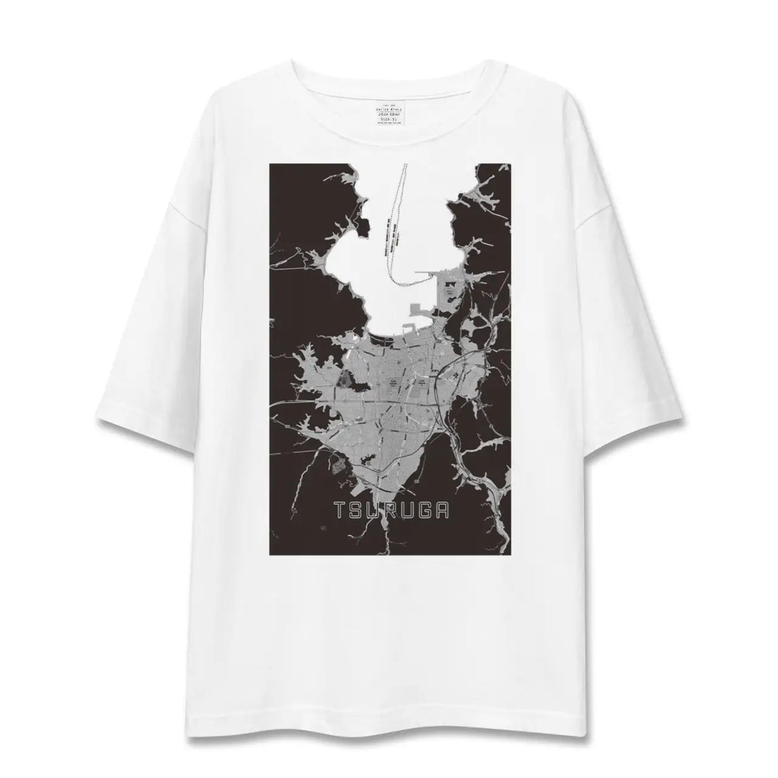 【敦賀(福井県)】地図柄ビッグシルエットTシャツ