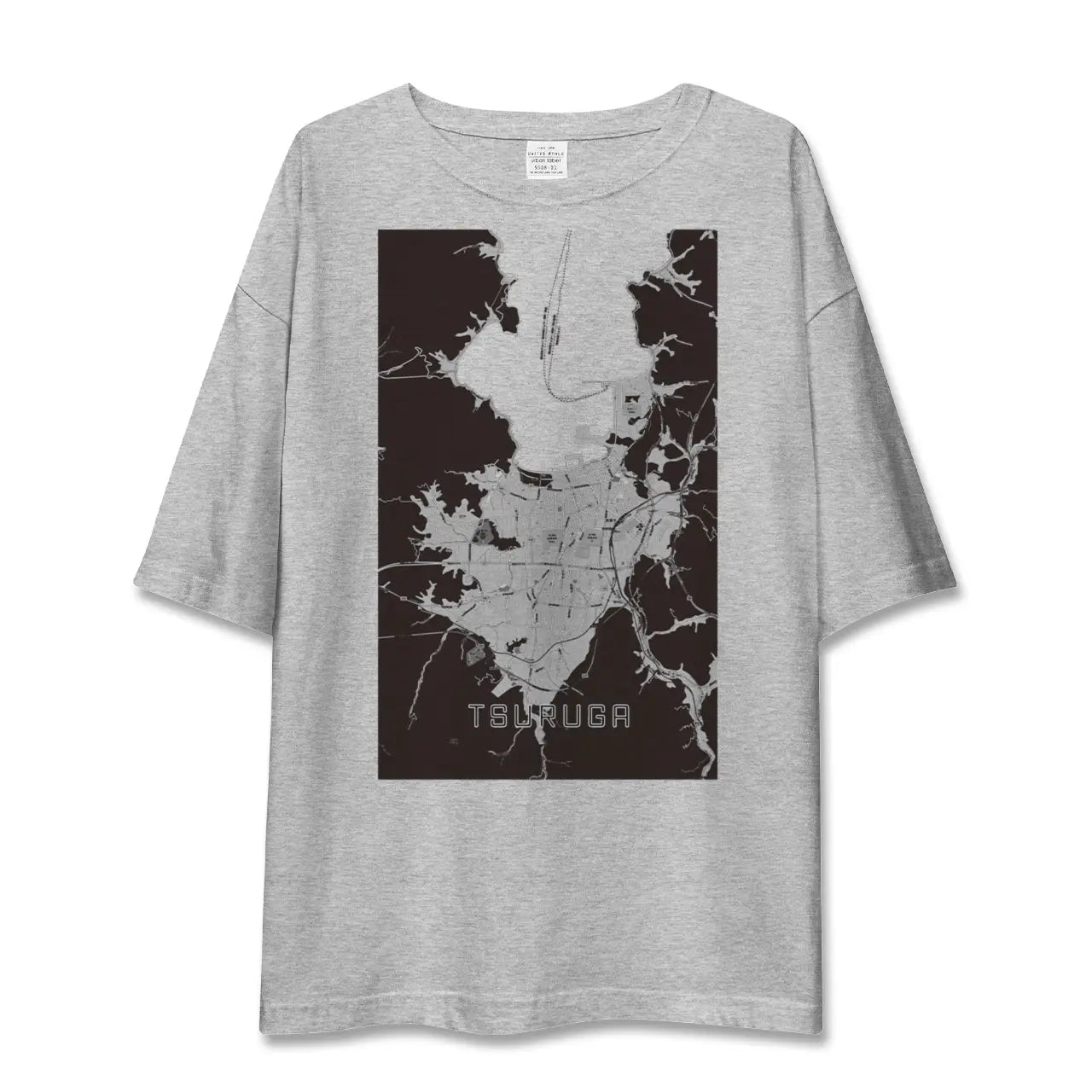 【敦賀(福井県)】地図柄ビッグシルエットTシャツ