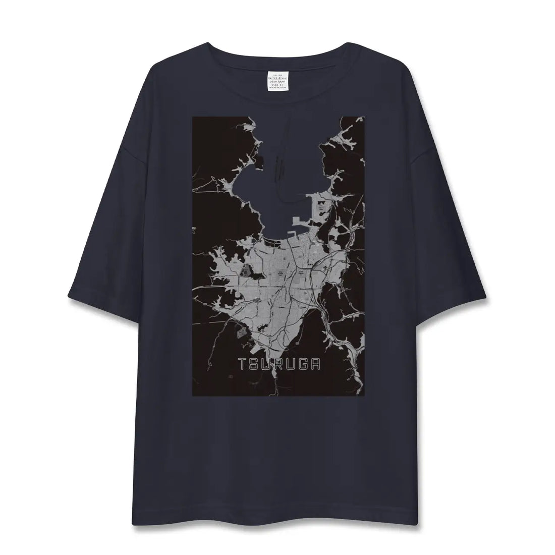 【敦賀(福井県)】地図柄ビッグシルエットTシャツ