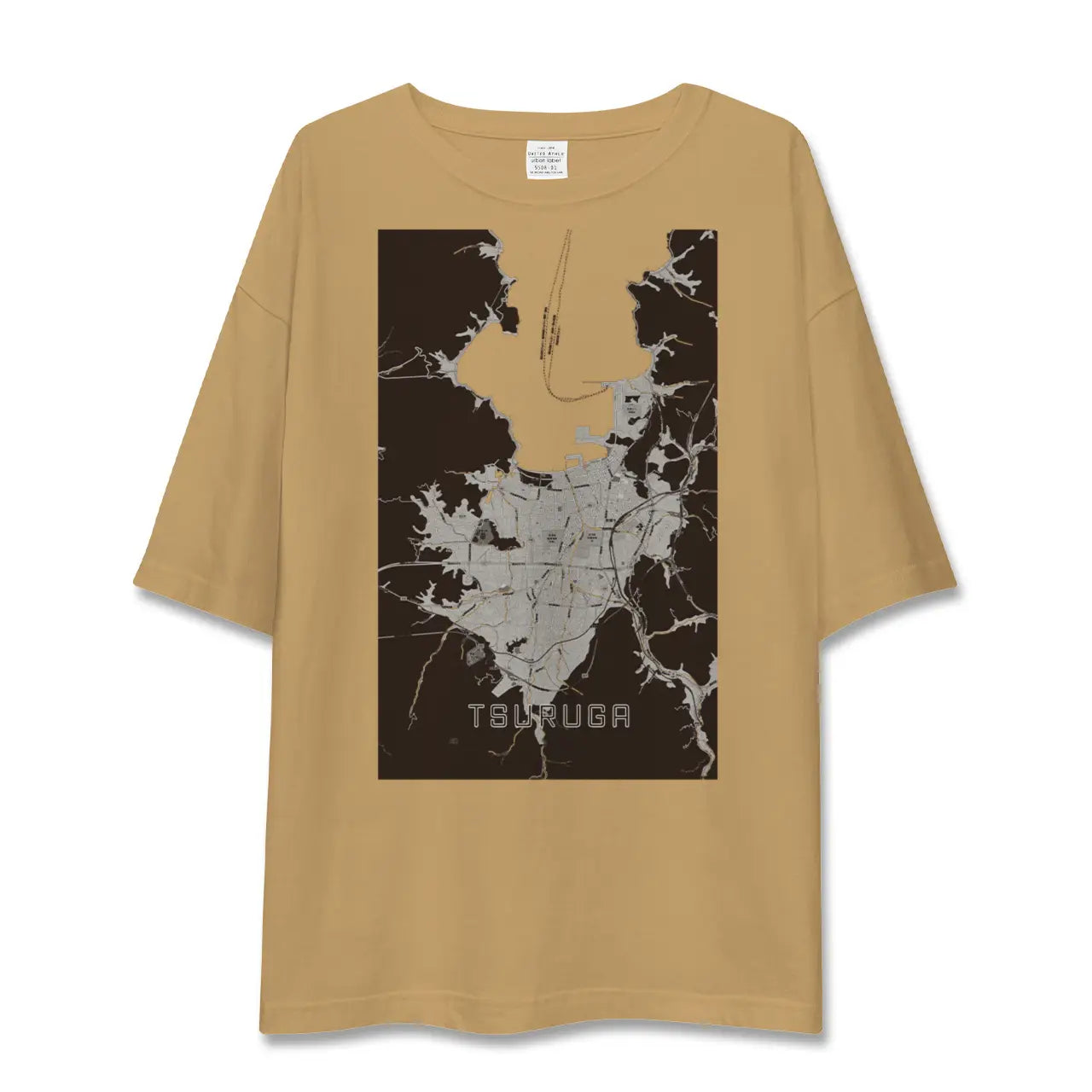 【敦賀(福井県)】地図柄ビッグシルエットTシャツ