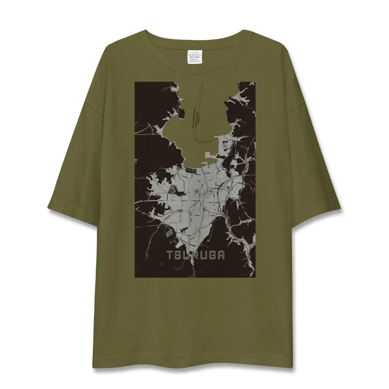 【敦賀(福井県)】地図柄ビッグシルエットTシャツ