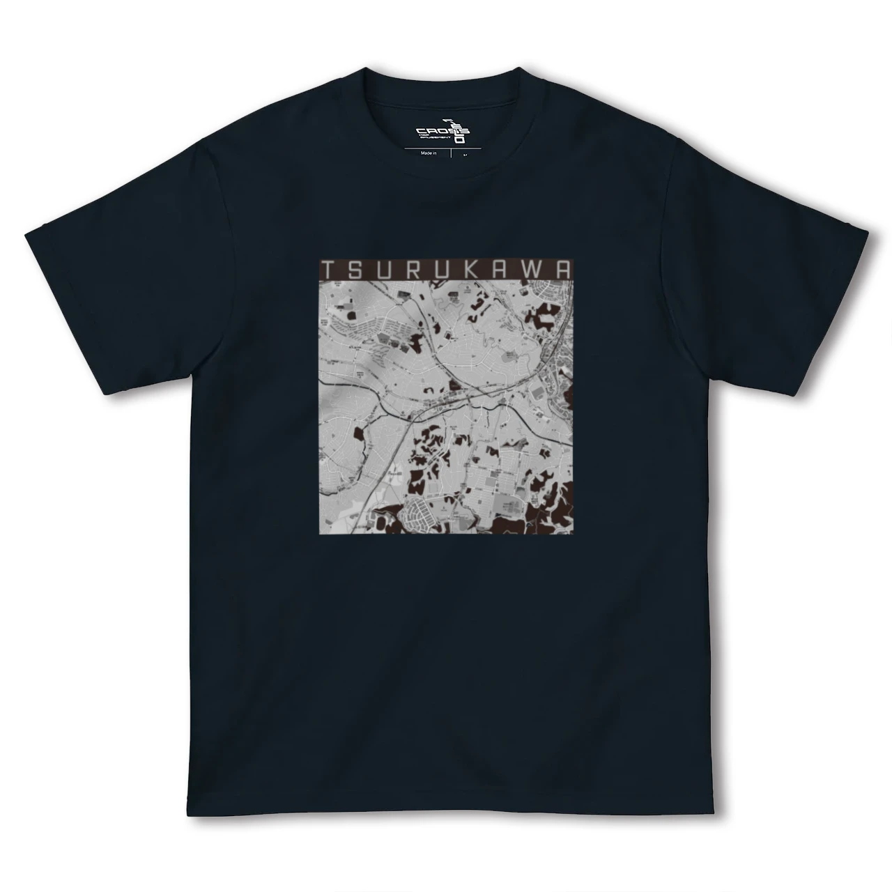 【鶴川(東京都)】地図柄ヘビーウェイトTシャツ