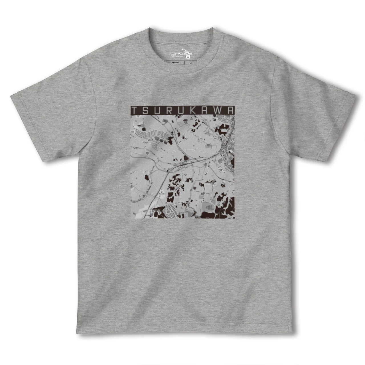 【鶴川(東京都)】地図柄ヘビーウェイトTシャツ