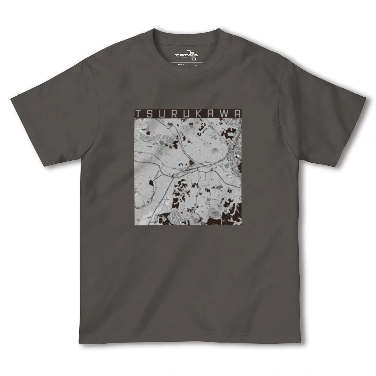 【鶴川(東京都)】地図柄ヘビーウェイトTシャツ