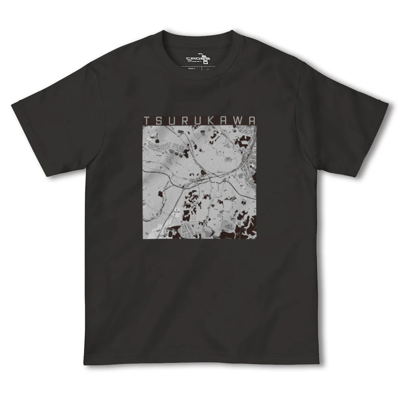 【鶴川(東京都)】地図柄ヘビーウェイトTシャツ