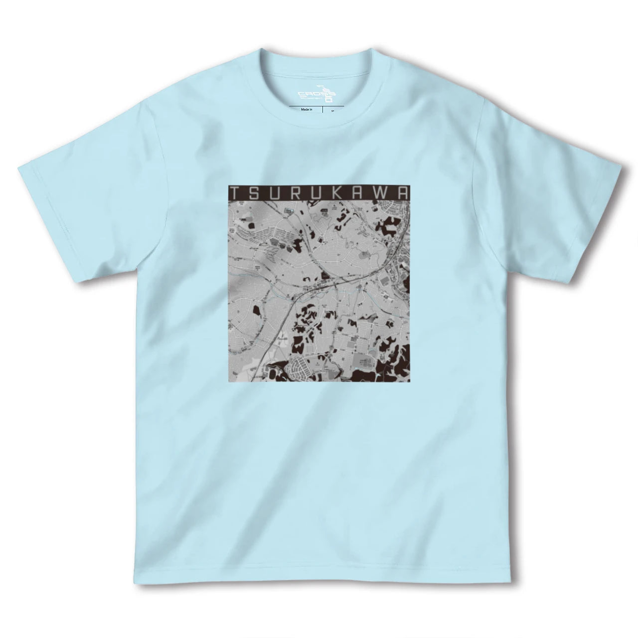 【鶴川(東京都)】地図柄ヘビーウェイトTシャツ